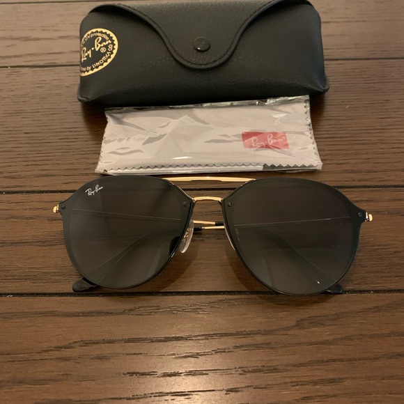Ray-Ban Round Gradient Mirrored Sunglasses main image 3